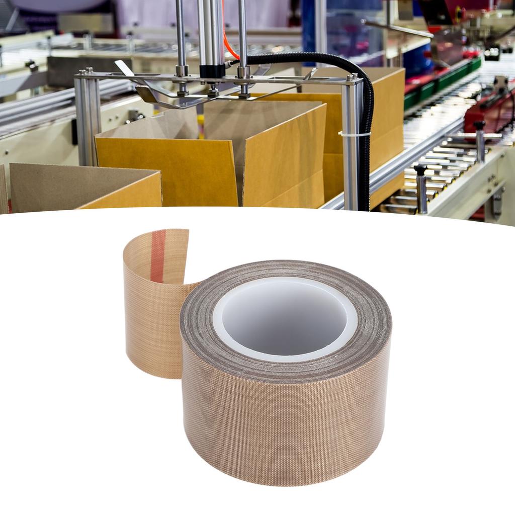 Bandă PTFE din pânză de sticlă Izolație Temperatură înaltă Bandă adezivă PTFE pentru Sigilator cu vacuum Sigilator cu impuls 32,8ft