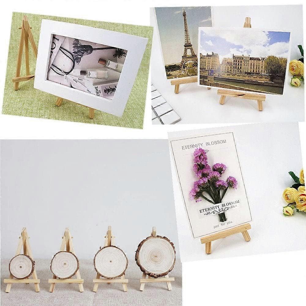 10 x Mini Little Small Wood Chalkboard Display Easel Party Sign Photo memo Holder Place Card Name Card
