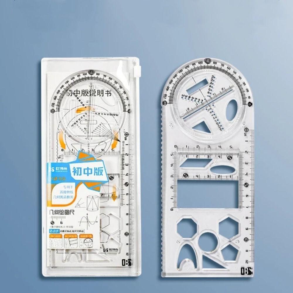 Kreslicí pravítka Geometrické pravítko Matematická kreslicí šablona Matematické pravítko Pro studenty