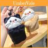 Plush Cat Coin Pouch Keychain With Pullopen Design For Students And Gifts