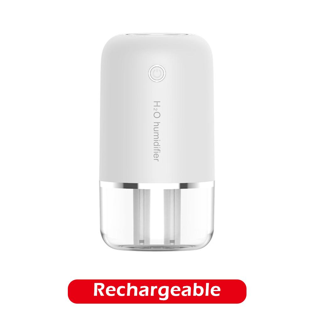Portable Humidifier Aroma Diffuser Essential Oils Air Humidifier Rechargeable Nano Cool Mist Humidifiers For Bedroom Car Travel