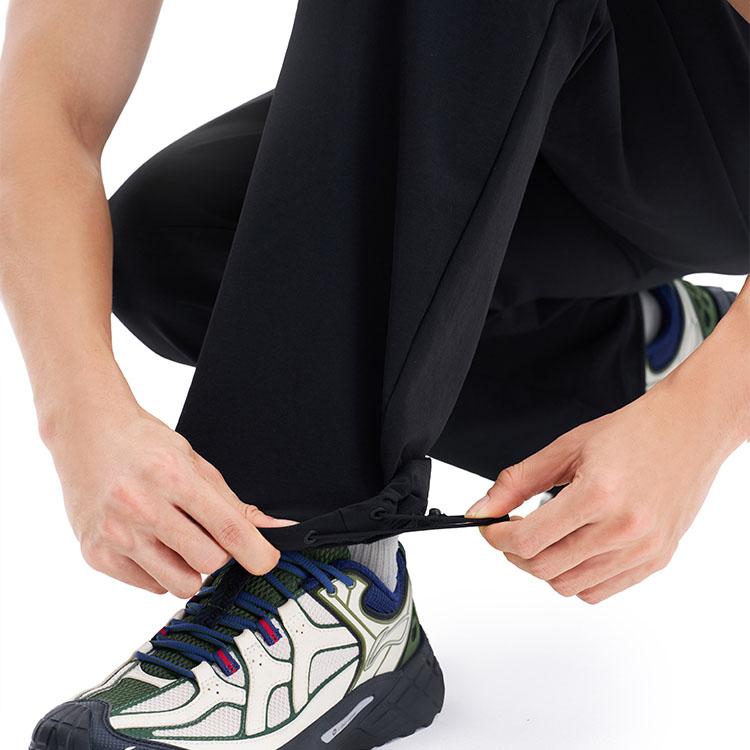 Li-Ning Outdoor CF Waterproof Windproof Quick-Dry Softshell Pants Men Bottoms Black AYKW115-4