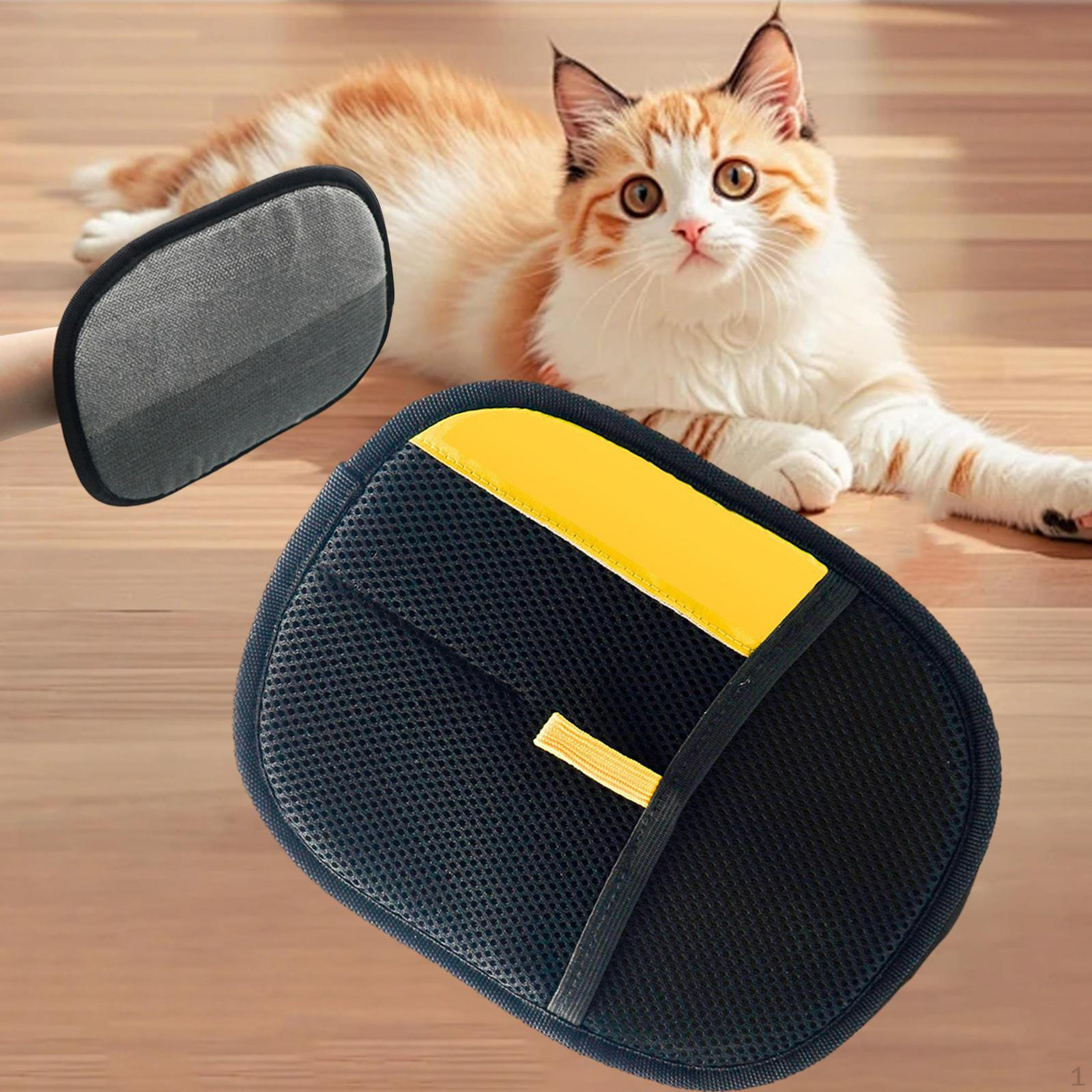 

Cat Grooming Glove for Carpets, Clothes, Sofas, Car Cushions, 24cmx18cm