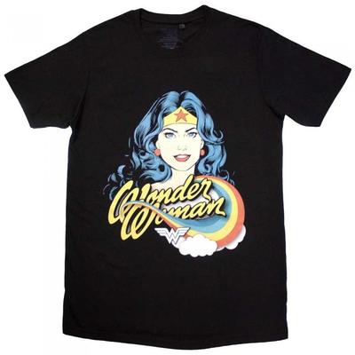 Wonder Woman Camiseta unissex adulto arco-íris