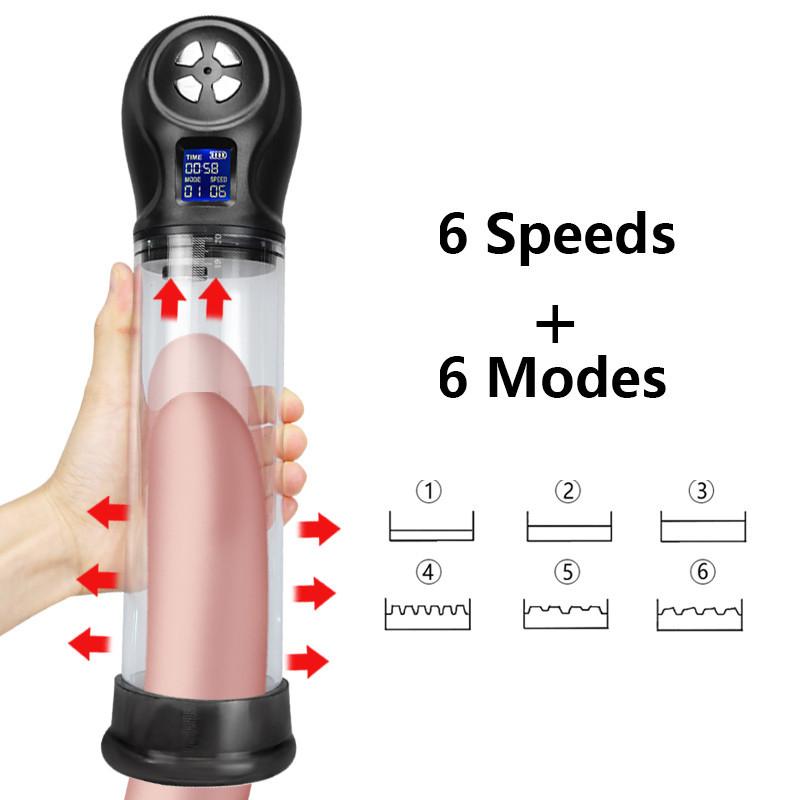 Electric Penis Pump Vacuum Pump For Penis Enlargement Penile Extender Male Masturbators Sex Toys for Men Exercising Men's Dick