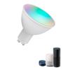 WiFi Smart Bulb RGB+W+C LED Bulb 5W GU10 Dimmable Light Phone APP Remote Control Compatible with Alexa Home Tmall Elf