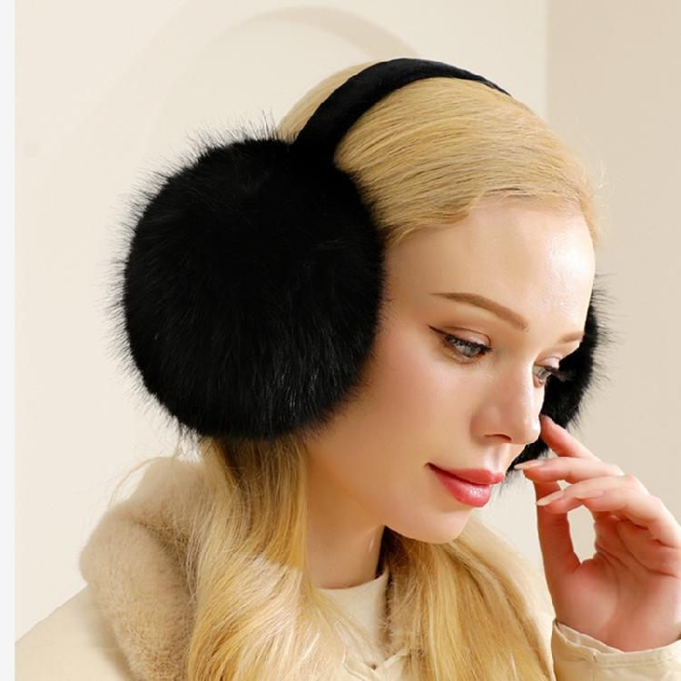 Teens Girl Skiing Ear Muffs Lovely Furry Ear Protectors Outdoor Sports Earmuffs