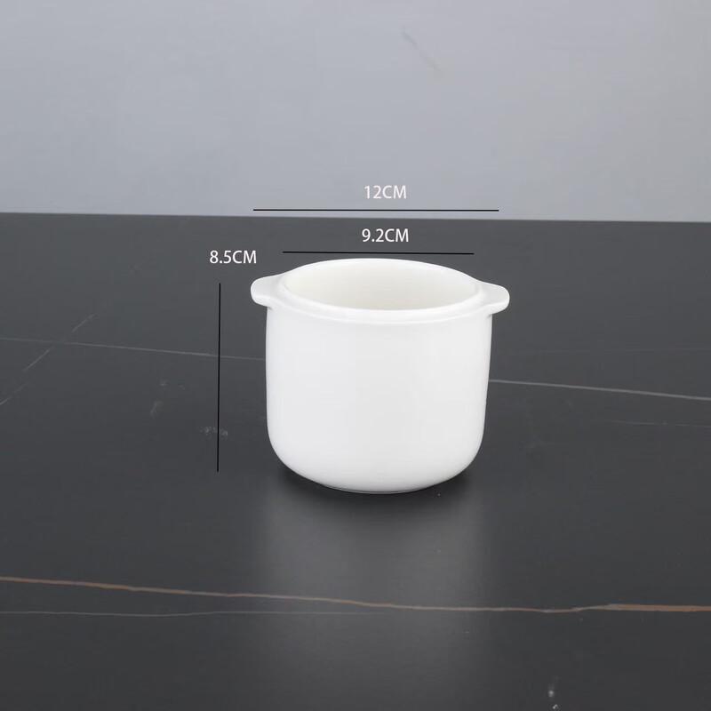 Wutuo Ceramic Inner Pot Lid White Porcelain Stew Pot