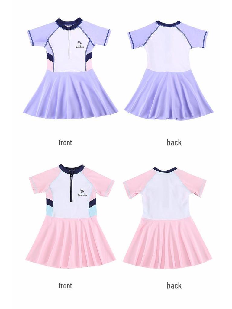 Girls' One-Piece Swimsuit - Cute & Fashionable Swimwear for Kids