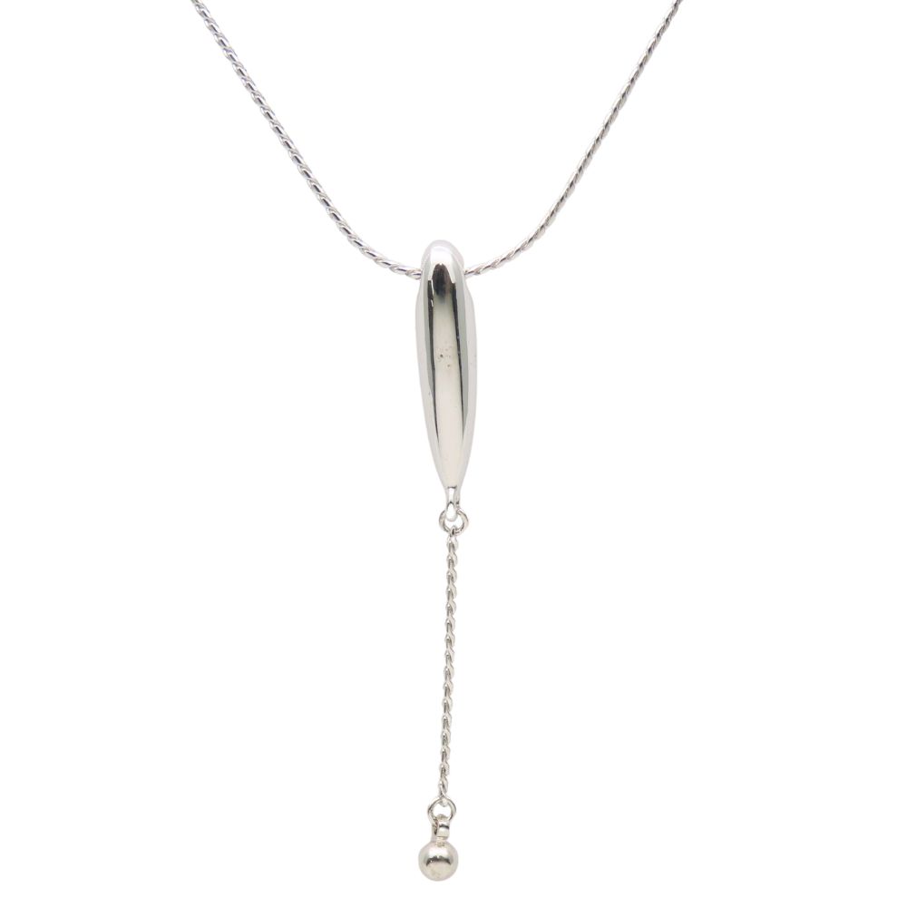 Used Courreges Necklace Metal 4.0g Silver Accessories