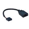 Кабель 9-контактный USB Type E USB2.0 9-контактный к разъему Type E на материнской плате Для компьютерного и офисного использования Подключение Type C
