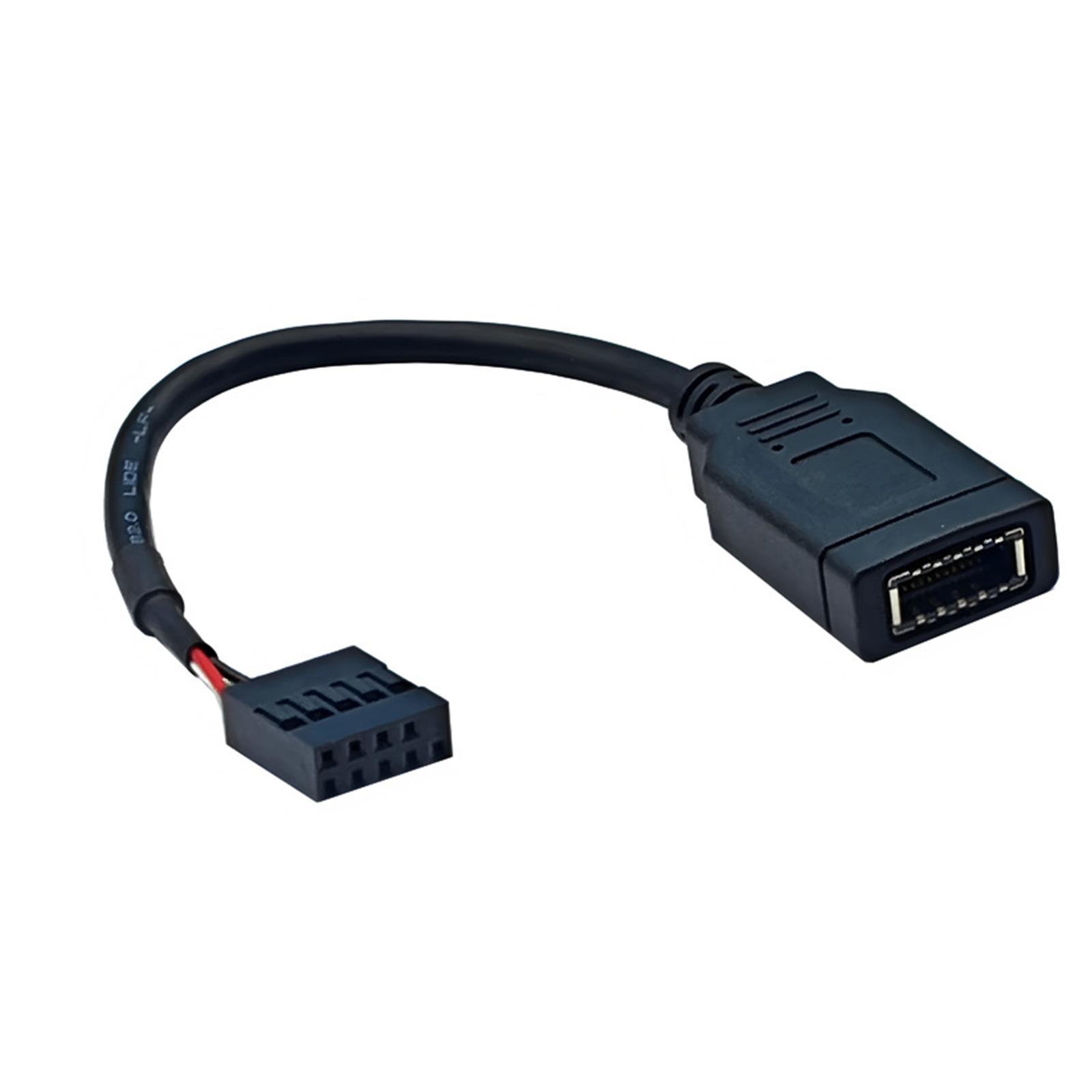 

Кабель 9PIN на USB Type E USB2.0 9Pin на разъем материнской платы Type E для использования с компьютером и в офисе, подключение Type C