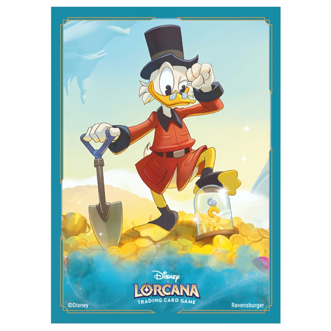 Takara Tomy Disney LorkaNa TCG Card Sleeves Scrooge McDuck the Richest Duck in the World Japanese Version Official