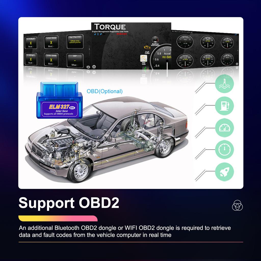 UZYJ9 Podofo 2+64GB Wireless Carplay AndroidAuto Car Radio Car Video Player GPS For Ford Focus Mondeo C-MAx S-MAX Galaxy Il Kuga
