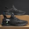 2025 men's shoes autumn breathable thin deodorant mesh fly-woven mesh shoes men's casual sports running trendy shoes