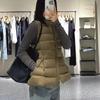 Jiangnan same style, autumn and winter new stand-up collar waist thin ribs down jacket sleeveless vest vest jacket tide