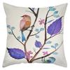 Colorful Bird And Plant Pattern Decorative Cushion Covers Polyester Pillowcase, Sofa Decorative Cushion Cov Headboard Pillow