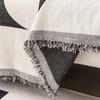 Irregular Windmill Chenille Sofa Towel for the Living Room, Nordic Style Home Decor with Tassel Edges, Three-Seater Sofa Set