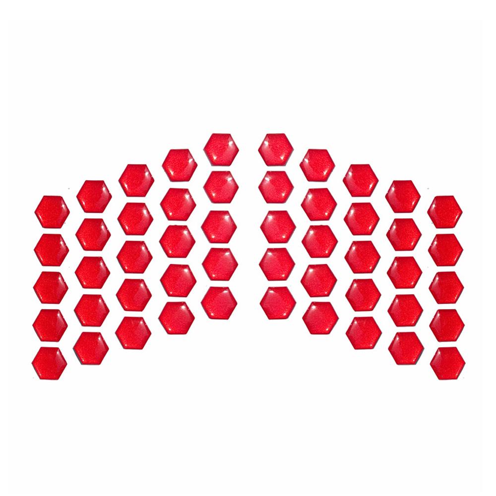 

3D Наклейка на корпус мотоцикла против столкновений, на бак, шестиугольного типа, утолщенная, водонепроницаемая, для мотоциклистов, прозрачно-черная красный