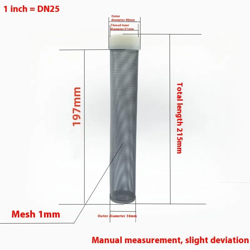 1/2" 3/4" 1 In Oțel Inoxidabil 304 Filtru Extins Irigare Grădină Pompă Apă Furtun Filtru Curățare Acvariu Filtru Metalic