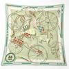 70x70cm Nylon Square Scarf Women Vintage Print Lightweight Accessory Office Casual Hair Styling