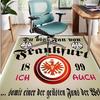 Eintracht Frankfurt Pattern Rug, Indoor/Outdoor Mat, for Picnic, Gameroom, Bedroom, Office, Living Room, Home Decor Carpet, Birthday Gift