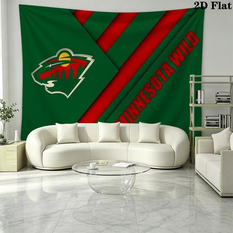 Minnesota Wild Wall Tapestry Aesthetic Wall Hanging Printed Fabric Blanket Decorative Tapestries for Bedroom Living Room Home Decor
