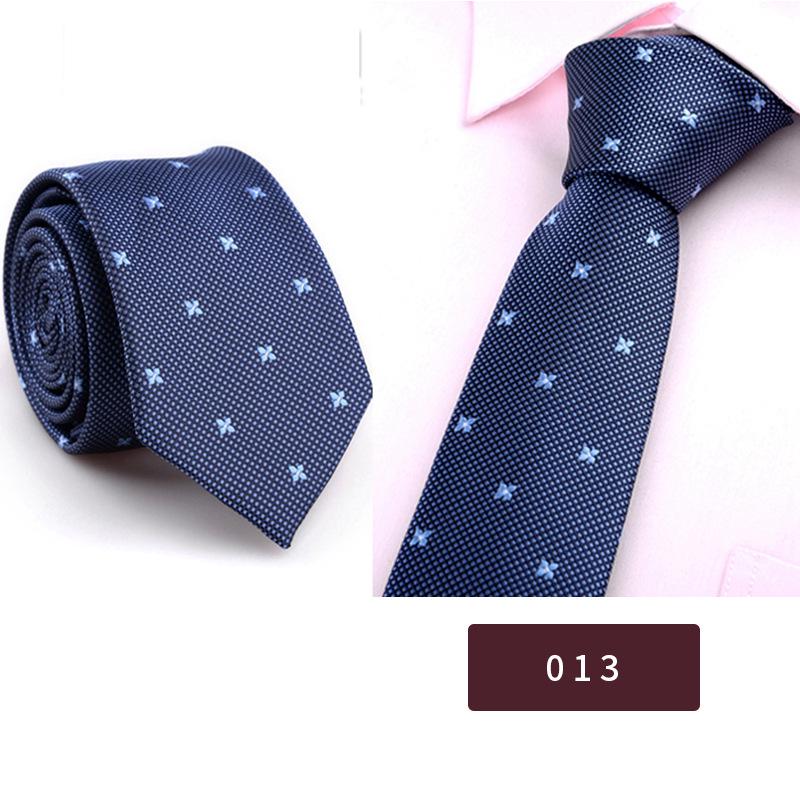 Men's Korean Style Polyester 6cm Business Ties