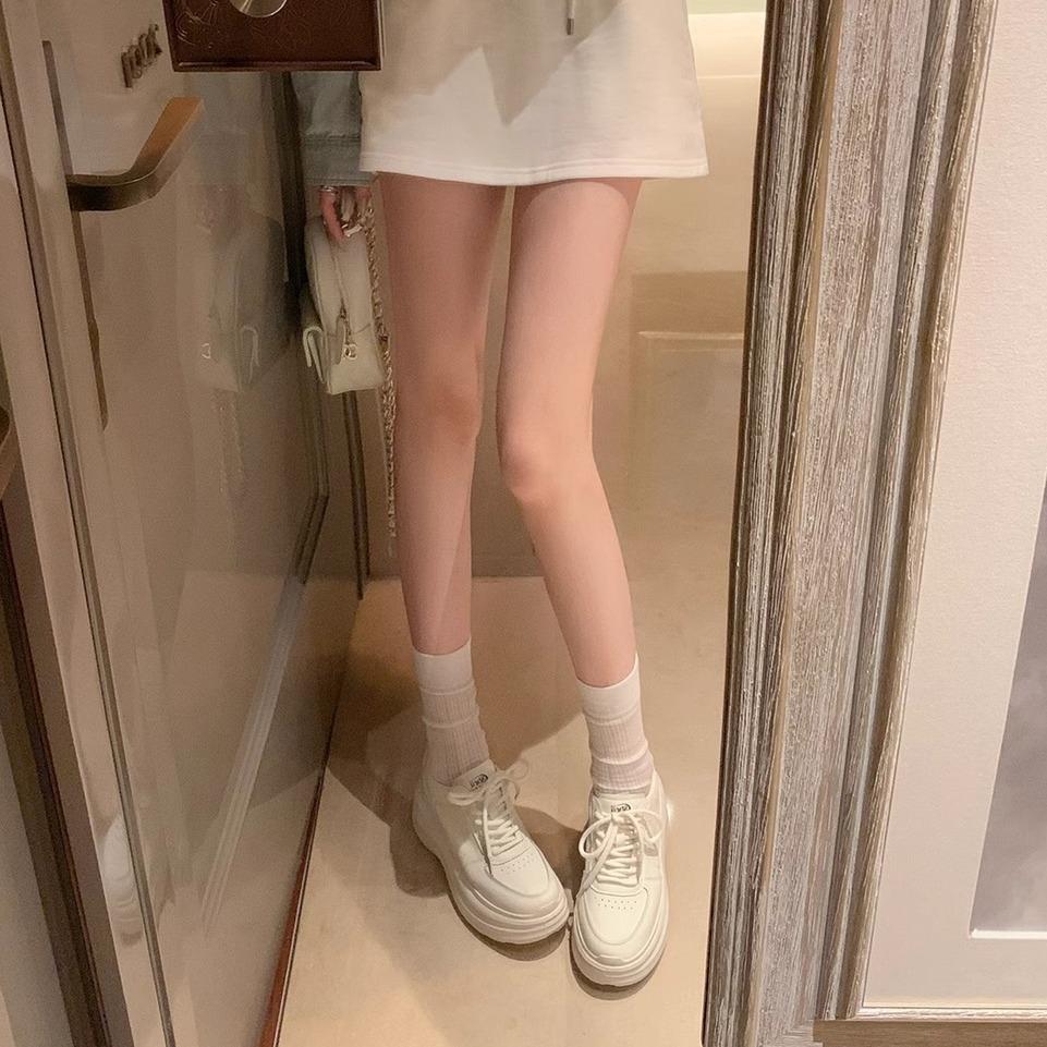 Yuanlitong autumn new platform white shoes women wear high-end sports shoes 2025 school season versatile women's shoes