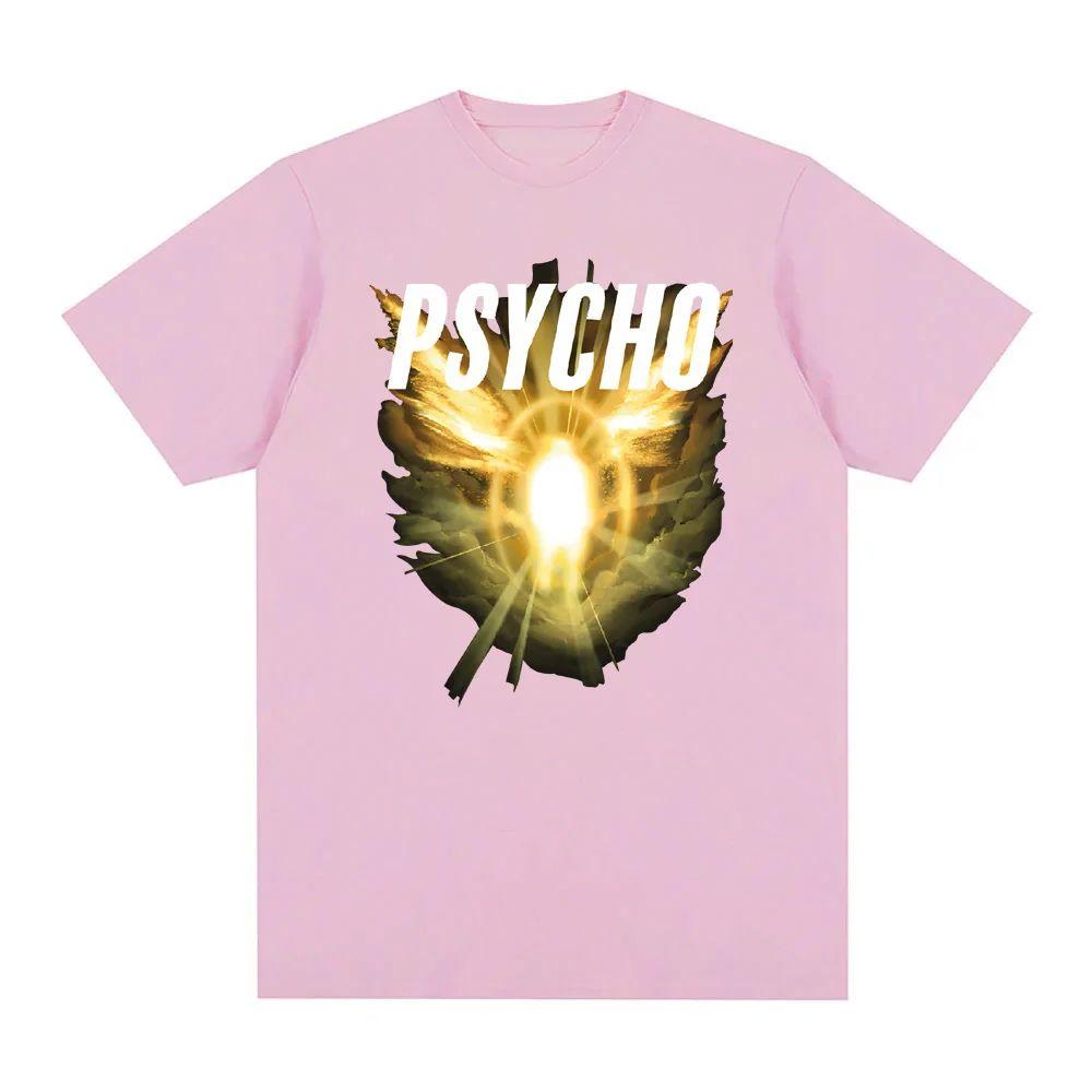 T-shirt Y2k Sacred Psycho Tee Dave Uguale alla Stampa del Sito Ufficiale Cotone NUOVA T-shirt di Alta Qualità Casual Larga Girocollo