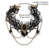 1 Stück Vintage Lolita Spitze Armkette Beinkette Schwarz Gothic Feng Shui Tropfen Fransen Armband Schmuck