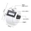 AmzBarley Handheld Tally Baseball Counter, 4-Digit, Waterproof, Compact, Counter, Handheld, Palm-Sized, 1-Counter (White)