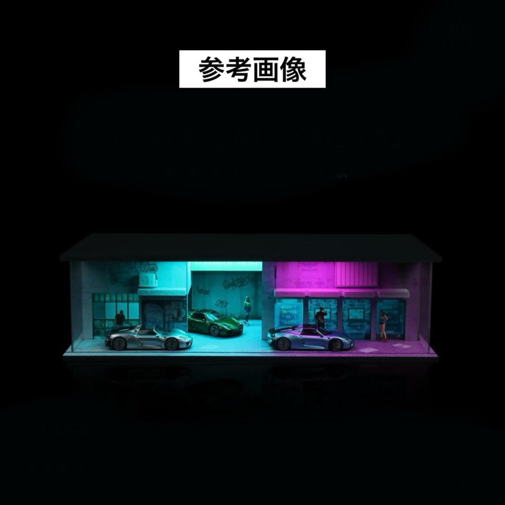 1/64 Scale Model MO914305 Moreart Pit Garage Diorama Diecast Car [Parallel Import]