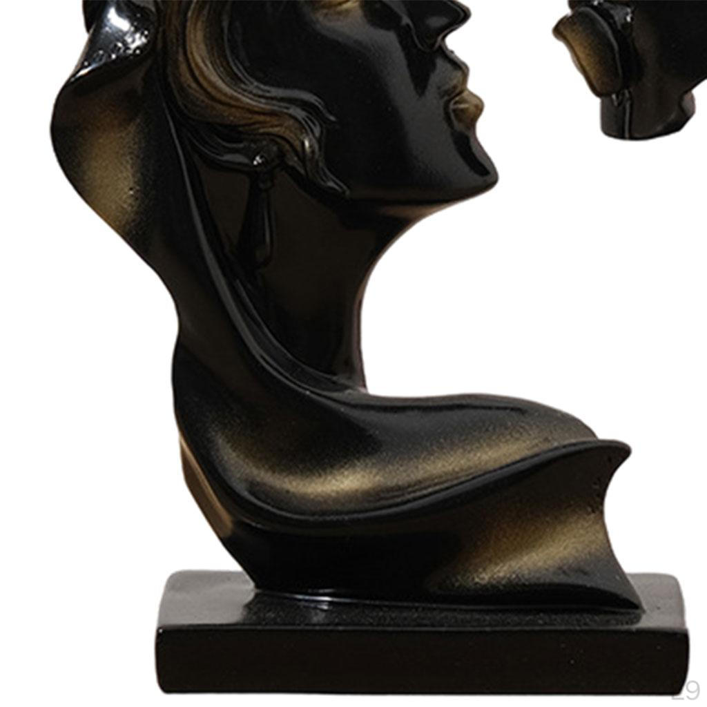 Couple Statue Abstract Ornament Crafts Sculpture Resin for Wedding Room
