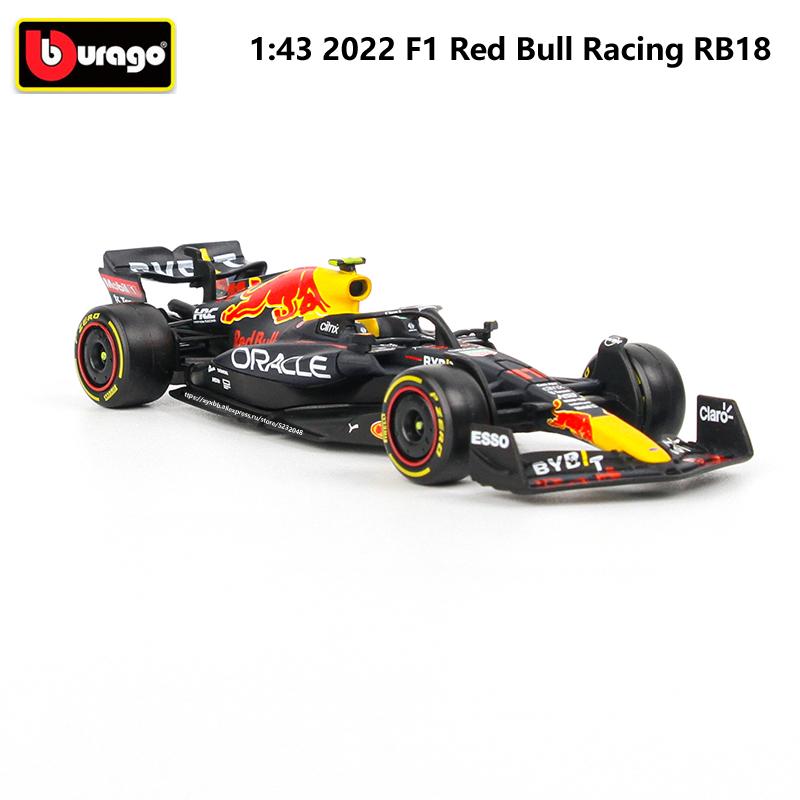 2022 Bburago Diecast 1:43 Car Alfa Romeo C42 Ferrari F1-75 RB18 Red Bull F1 Model Alloy Toy Formula One Car Collection Kid Gift