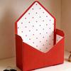 QX2E Valentine Envelope Boxes, Hand-Held Flower Decorated with Pattern, Suitable for Proposals, Valentine's Day Decorations, And
