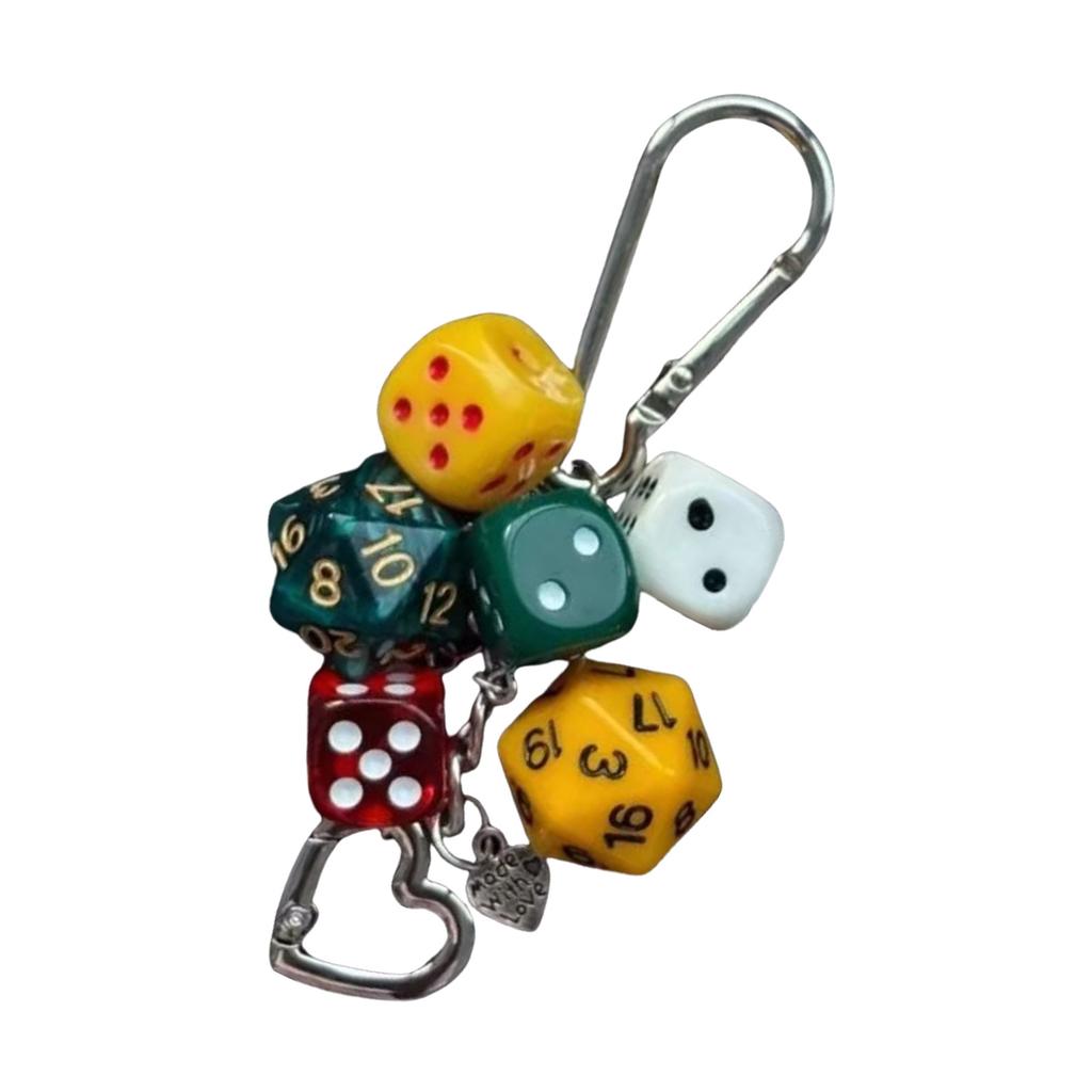Módní Malé Kostky Softballové Klíčenky Pevná Plastová Pryskyřice Sportovní Přívěsek Přenosné Módní Doplňky