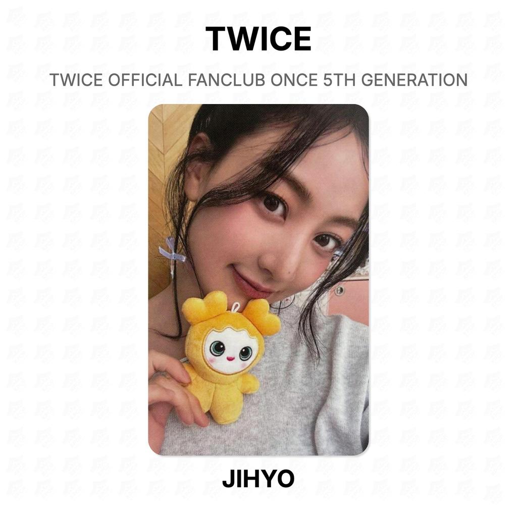 Twice FANCLUB UFFICIALE ONCE 5A GENERAZIONE Fotocarta Ufficiale