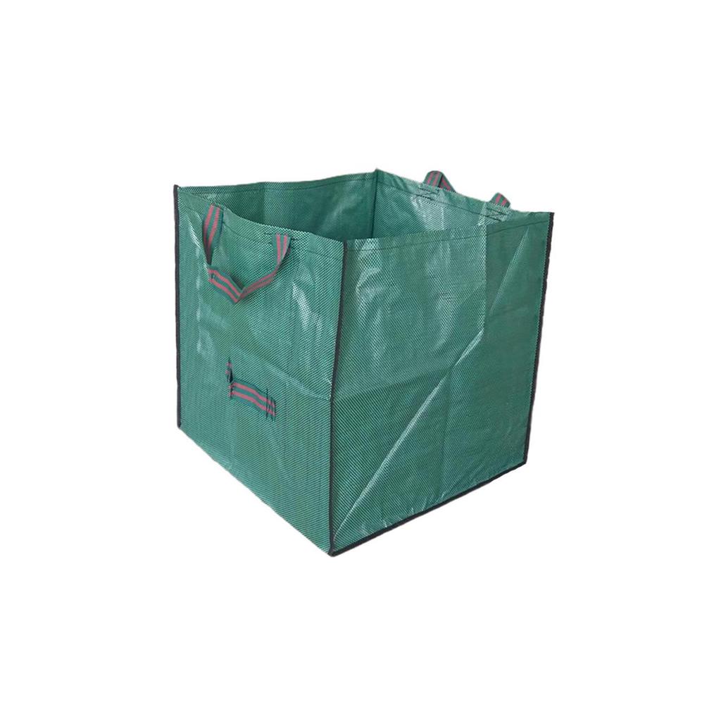 Blue Square Woven Gardening Trash Bag - Leaf Collection Tool