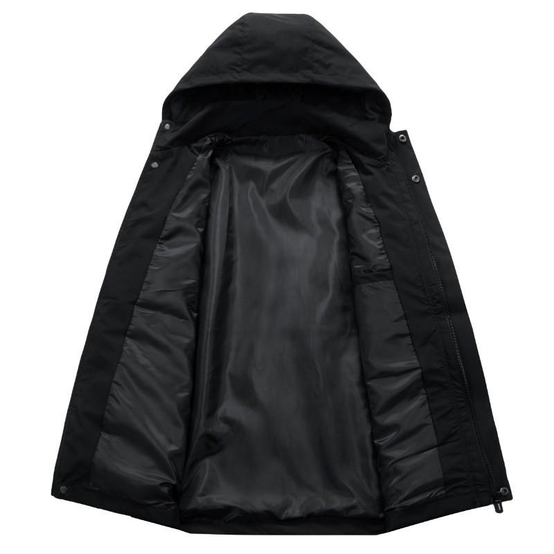 Mens Hooded Lightweight Sport Jacket Windproof Waterproof Casual Outerwear Gym Hiking Running