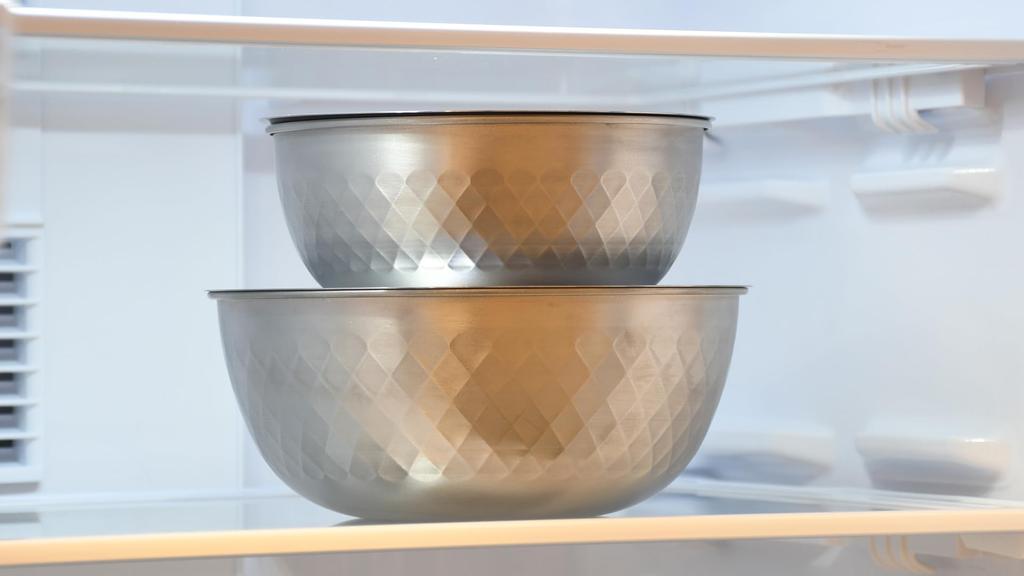 [Online Exclusive] Pearl Metal Bowl, 24cm, Stainless Steel, Made In Japan, Diamond Cut, Galaxy Embossed Finish, Bowl Plate 24cm Set AZ-5638