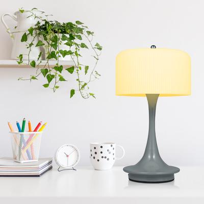3W Cordless Mushroom Table Lamp Nightstand Mushroom Lamp 2000mAh Battery 3 Levels Dimmable Bedroom
