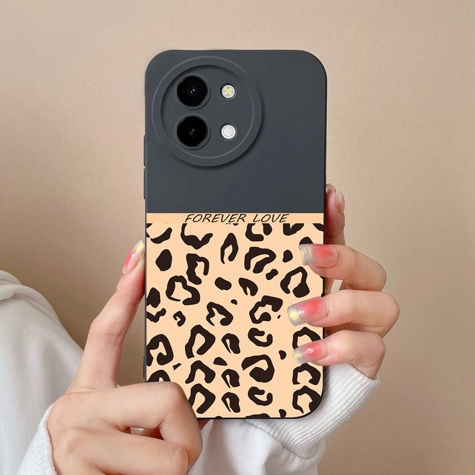 For Vivo Y38 5G Cases Love Heart Flowers Liquid Silicone TPU Shockproof Cover For VivoY200i VivoT3x Prevalent Coque Funda Shell