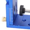 Aluminum Alloy Pocket Hole Jig Kit 15 Degree Angle Oblique Punch Fixture  Woodworking Joinery