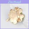Lucky Clover Lady Bird Brooch With Alloy Leaf Design For Women And Men