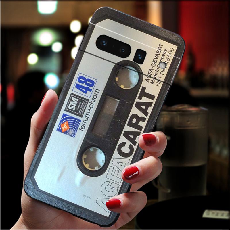 

Retro Cassette tape Phone Case For Google Pixel 10 9 Pro XL 9A 8 7 6 Pro Pixel 8A 7A 6A Pixel 8 7 6 5 Google Pixel 7a