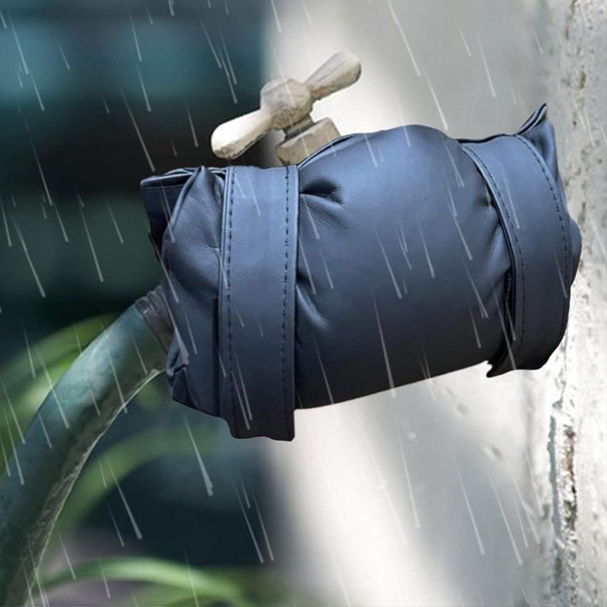 Outdoor Faucet Cover Anti-freeze Hose Bib Water Faucet Protector Frost Protection Cover Winter Tap Sock Insulated Bag