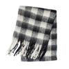Winter Thick Warm Scarf Women Cashmere Shawl and Wraps Pashmina Neckerchief Bufanda Female Rainbow Hairy Tessel Echarpe New
