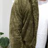 Men Coat Lapel Long Sleeve Single Breasted Outerwear Solid Color Thickened Velvet Winter Jacket Overcoat