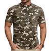 Men's Short Sleeve Cycling Jersey Breathable Quick Dry Half Zip Up Front Round Neck Lightweight Sportswear for Outdoor Riding